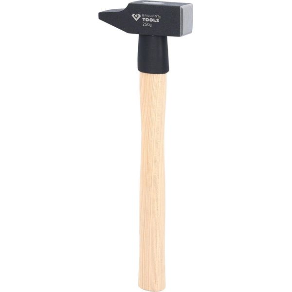 Martello Da Fabbro Brilliant Tools Con Manico In Hickory, 250 G, Forma Francese-image
