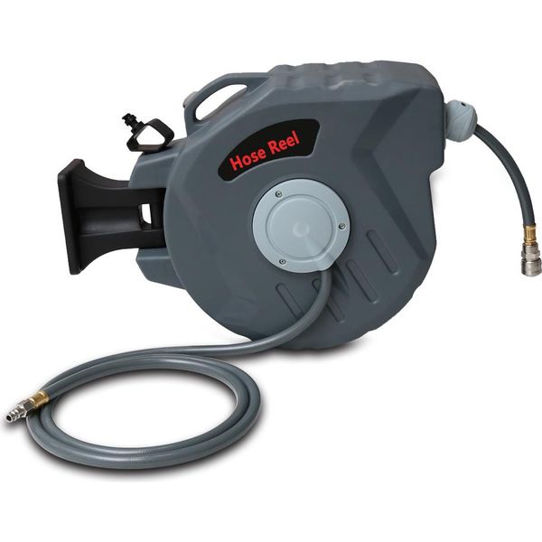 Tubo Per Aria Compressa Karpal 20M 1/4" Avvolgitubo Connessione Automatica Avvolgitubo Avvolgitubo Portagomma A Muro¡"-image