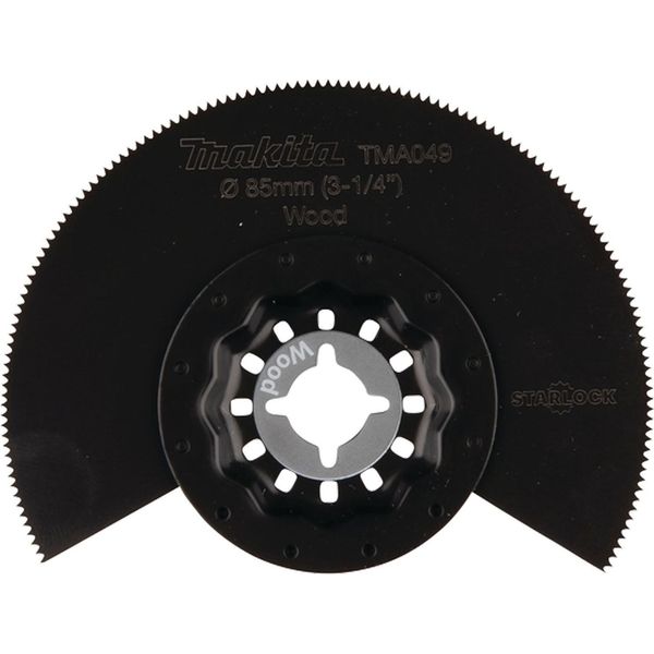 Lama A Segmenti Makita Hcs, 85 Mm, TMA049 Starlock - 85 Mm - Hcs - Offset - TMA049 - Legno-image