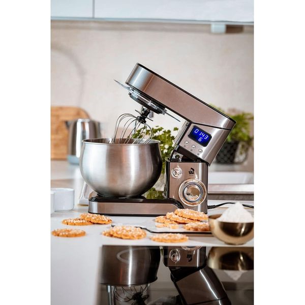 Camry | Cr 4223 | Robot Da Cucina Planetario | Numero Di Velocità 6 | Capacità Vasca 5 L | 2000 W | Argento-image