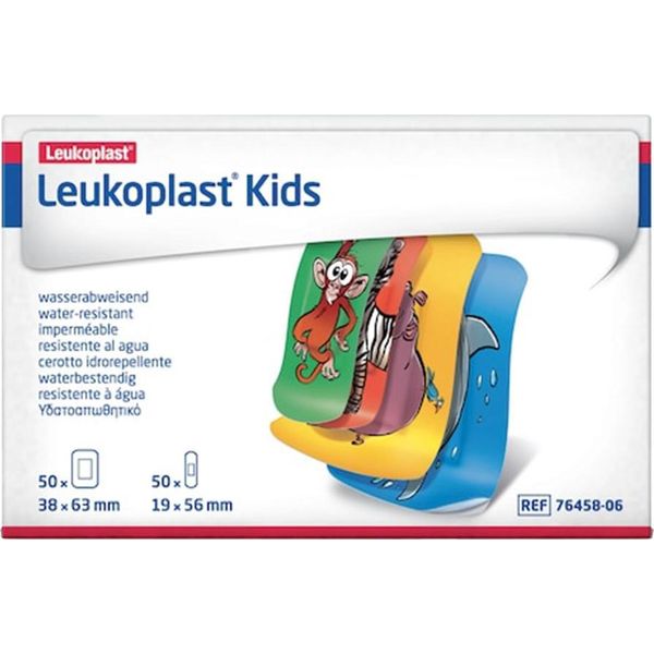 Strisce Per Bambini Leukoplast 38X63Mm/19X56Mm Ciascuna 50 Pz 100 Pz-image
