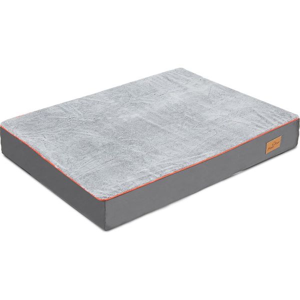 Wisfor Letto Per Cani Ortopedico, Tappetino Per Cani Cuscino Per Cani Soffice Dimensionalmente Stabile - Rivestimento Sfoderabile Lavabile, L: 80X50X8Cm-image