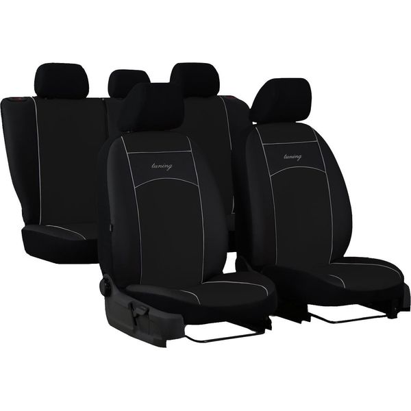 Coprisedili Auto Coprisedili Universali Per Suzuki SX4 I Set Nero-image