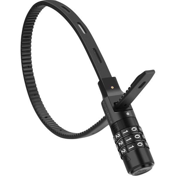 Lucchetto Per Bicicletta Rockbros, Cinghia Di Sicurezza Multifunzionale, Lucchetto A Combinazione Con Codice A 3 Cifre-image