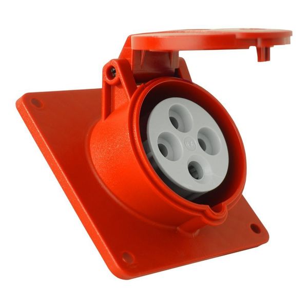 Presa Cee Da Incasso Angolata 400V 32A 4P 83X90 Mm 6055-image