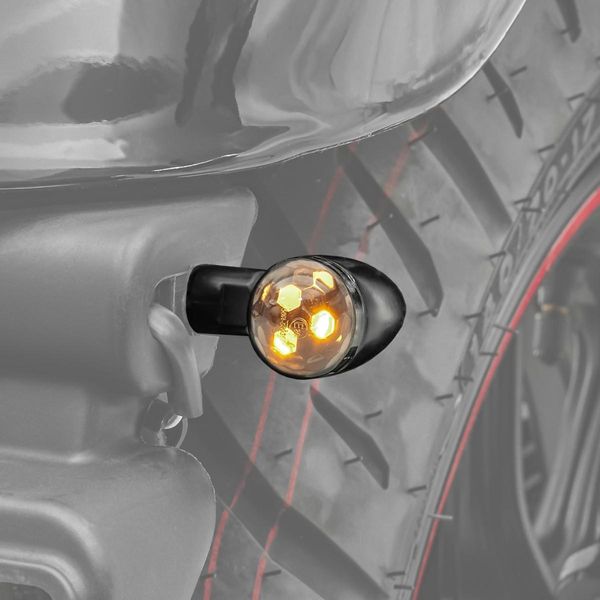 Indicatore Led Moto # BL3 Per Chopper Con E-Mark Colorato-image