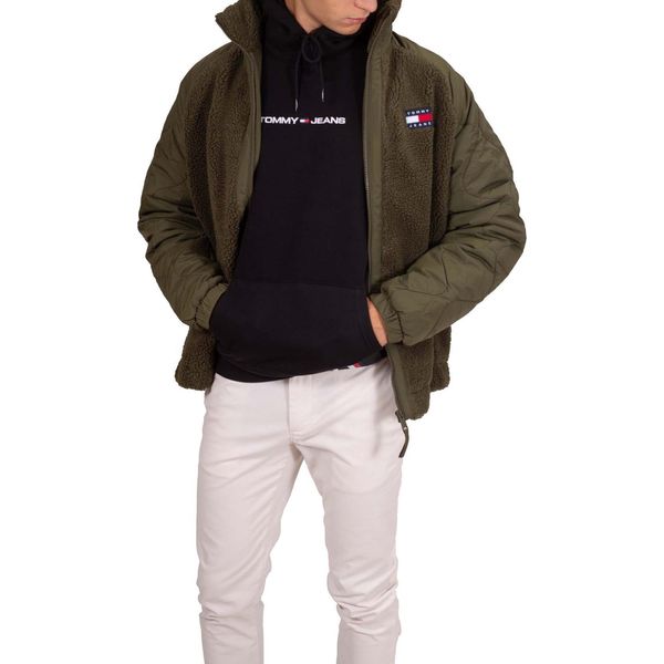 Tommy Jeans - Felpa Invernale Uomo Con Logo Lineare Ricamato - Taglia M-image