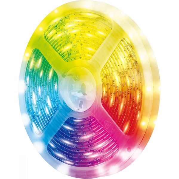 Smart Rgb+Cct (Rgb + Bianco Caldo-Freddo) Striscia Luminosa 5M Wifi Tuya-image