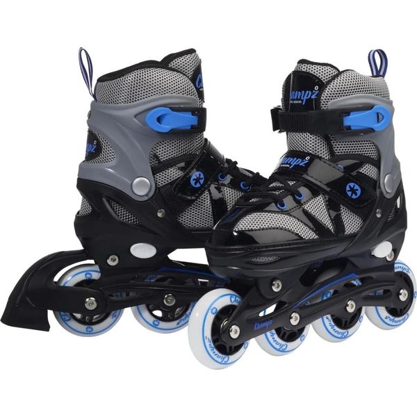 Pattini In Linea Champz Per Bambini / Ragazzi - Pattini In Linea Avanzati - Blu - Taglia 37-40 Eu (Max. 60 Kg)-image