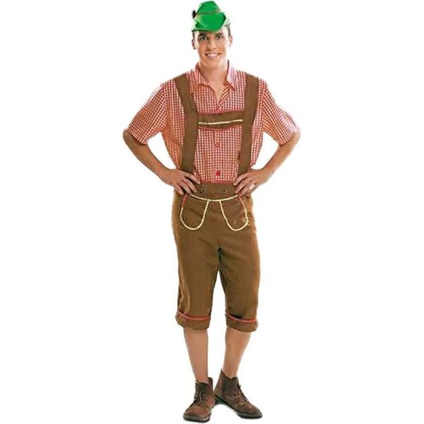 Costume Tradizionale Germanico Tirolese Da Uomo Marrone M-L Marrone M-L-image