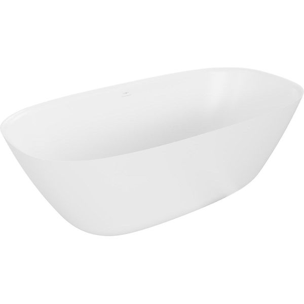 Mexen Como Vasca Da Bagno Autoportante In Conglomerato 150 X 82 Cm, Bianco Opaco - 57311508200-image