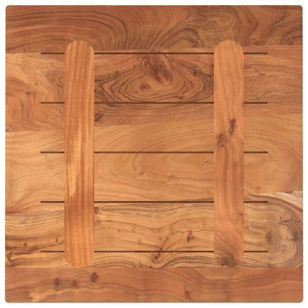 Vidaxl Piano D'appoggio 60X60X2,5 Cm Quadrato In Legno Massiccio Di Acacia-image