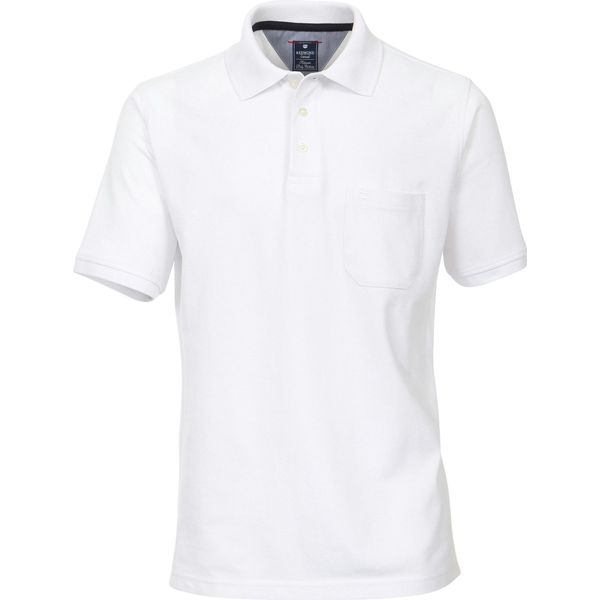 Redmond Polo Uomo Casual Manica Corta Regular Fit Piqué Bianco M-image