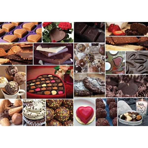 Grafika Puzzle Collage - Puzzle Al Cioccolato 2000 Pezzi-image