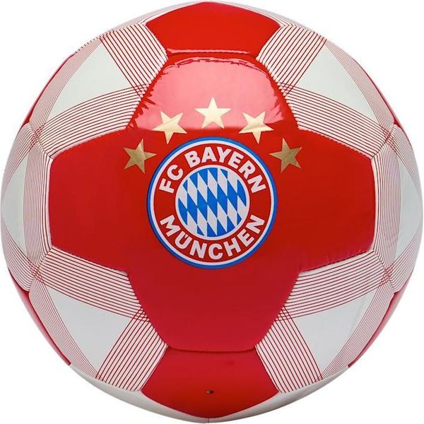 Pallone Da Calcio Fc Bayern Monaco Misura 4 - Pallone Ufficiale Per Bambini Rosso E Bianco-image