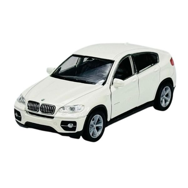 Welly Bmw X6 E71 / E72 Bianco 1:34-1:39 Modello In Metallo Pressofuso Nuovo In Scatola 43617-image