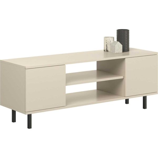 Mobile Rtv Focus Cashmere 135 Cm - Gambe Nere-image