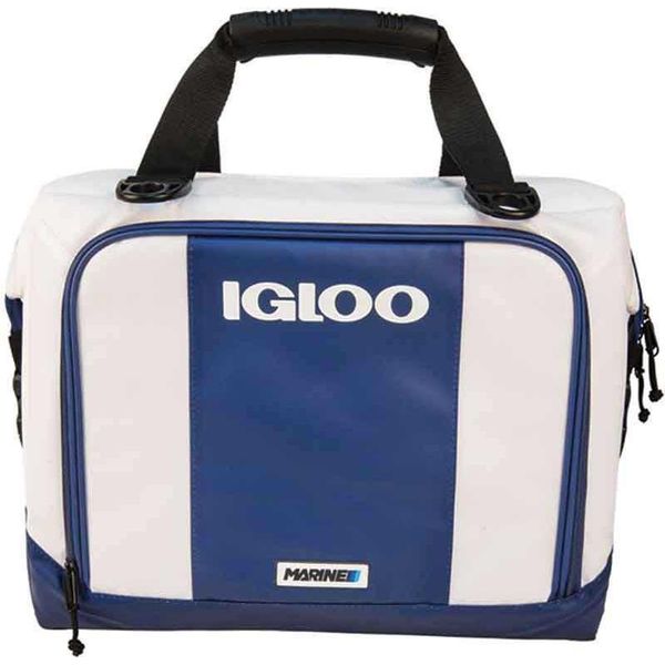 Igloo Coolers Snap Down 36 Can Cooler Bag Bianco, Blu Bianco, Blu Taglia Unica-image