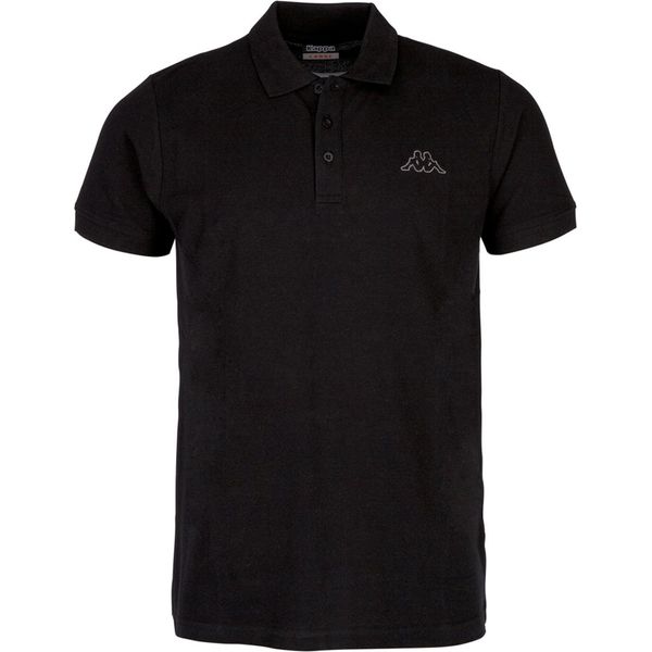 Kappa Polo Unisex Donna Uomo 303173 Nero, Abbigliamento Taglia:5Xl-image
