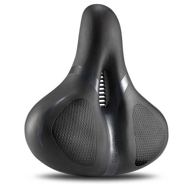 Rockbros Sella Bicicletta Uomini Donne Sella Ergonomica Mtb Bici Strada 26 * 22Cm Nero-image
