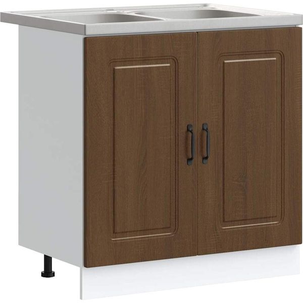 Syfax™ Mobile Da Cucina Kalmar Rovere Marrone 80 X 46 X 81,5 Cm-image