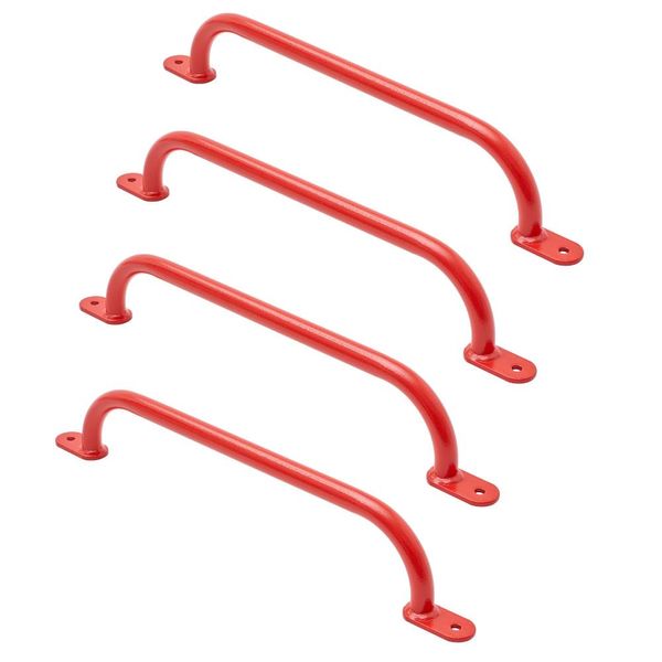Tribecco Prese Per Arrampicata Per Parchi Giochi, Strutture Per Arrampicata, Letti Alti E Pareti Da Arrampicata Indoor (550 Mm Rosso, 4 Pezzi)-image