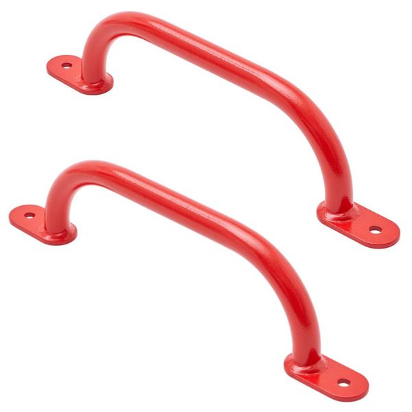 Tribecco Prese Per Arrampicata Per Parchi Giochi, Strutture Per Arrampicata, Letti Alti E Pareti Da Arrampicata Indoor (350 Mm Rosso, 2 Pezzi)-image