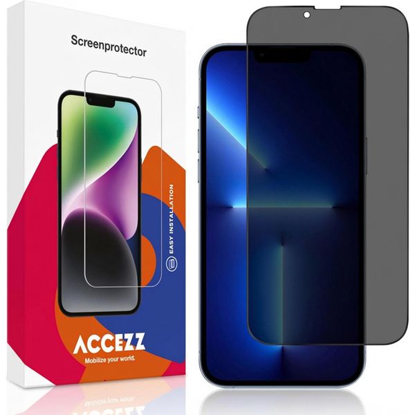 Iphone 14 Plus/ Iphone 13 Pro Max Screenprotector: Accezz Gehard Glas Privacy Screenprotector - Trasparente-image