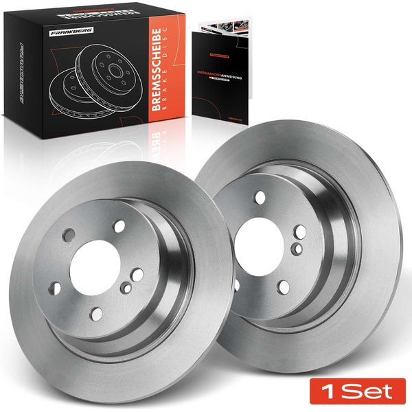 Frankberg 2X Dischi Freno Asse Posteriore Per Mercedes-Benz C218 X218 W211 W212 S211 S212 2002-2017-image