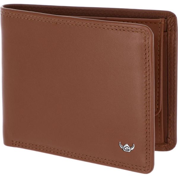Golden Head Pelle Portafoglio Polo Rfid Protect Scheintasche 1133 Cognac Marrone-image