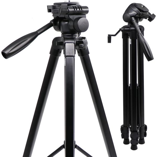 Treppiede Dovoh DH151 Per Laser A Linee Incrociate E Telecamere, 152 Cm, Alluminio, 1/4 Di Pollice-image