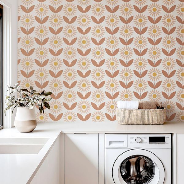 Carta Da Parati Adesiva In Vinile Daisy Reverie Multicolor 50X300 Cm-image