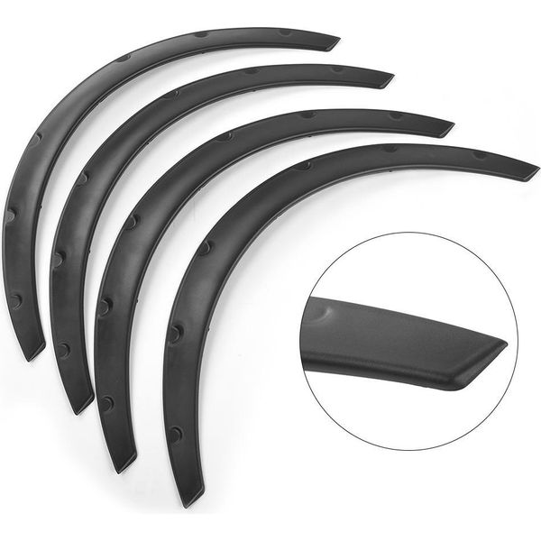 4 Pezzi 80 Cm Estensioni Parafango Universali Per Auto, Passaruota Extra Larghi, Berlina, Suv-image