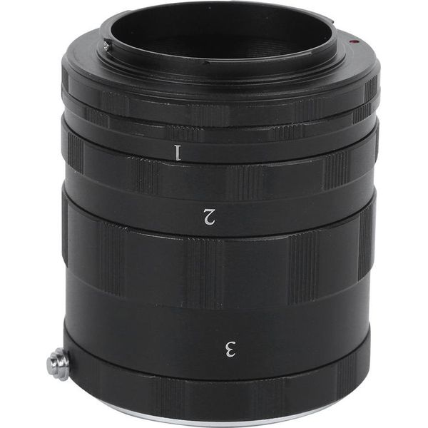 Anello Per Obiettivo Macro Reflex In Lega Di Alluminio, Nero, Adattatore Per Prolunga Close-Up Per Fotocamere Con Attacco Nikon Ai-image