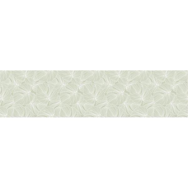 Tappeto In Vinile Soggiorno Palme Verde 48X198 Cm-image