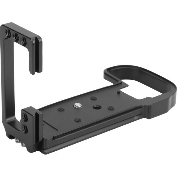 Piastra Verticale A L Con Sgancio Rapido In Lega Di Alluminio Per Accessori Fotografici Della Fotocamera Canon R5Nero-image