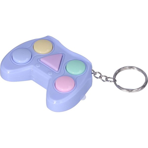 Mini Macchina Da Gioco, Portachiavi, Console Portatile, Antistress Per Bambini, Ragazzi, Adulti, Blu-image