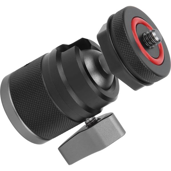 Veledge M4 1/4 Pollici Vite Mini In Lega Di Alluminio Scarpa Fredda Testa A Sfera Per Telefono Cellulare Fotocamera-image