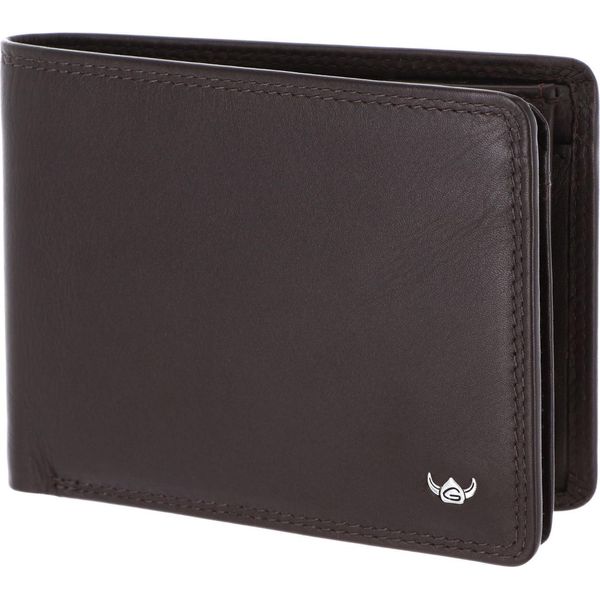 Golden Head Pelle Portafoglio Polo Rfid Protect Scheintasche 1420 Dunkelbraun Marrone Scuro-image