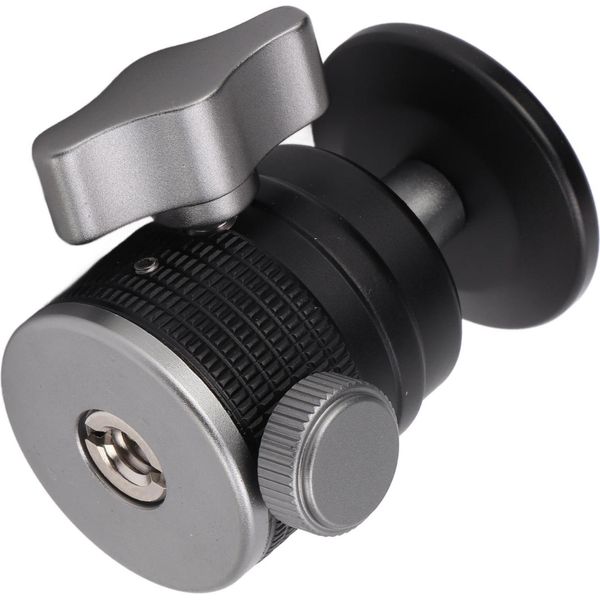 Mini Testa A Sfera, Adattatore Universale Per Il Montaggio Del Treppiede Della Fotocamera, Ruotabile Di 360 Gradi, In Alluminio Per Fotocamere Reflex Mirrorless-image