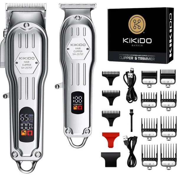 Inf Set 2-In-1 Tagliacapelli E Regolabarba Professionale Per Uomo E Barbiere-image