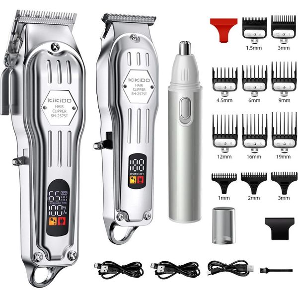 Inf Tagliacapelli Ricaricabile 3 In 1, Tagliacapelli Professionale Con Display A Led-image