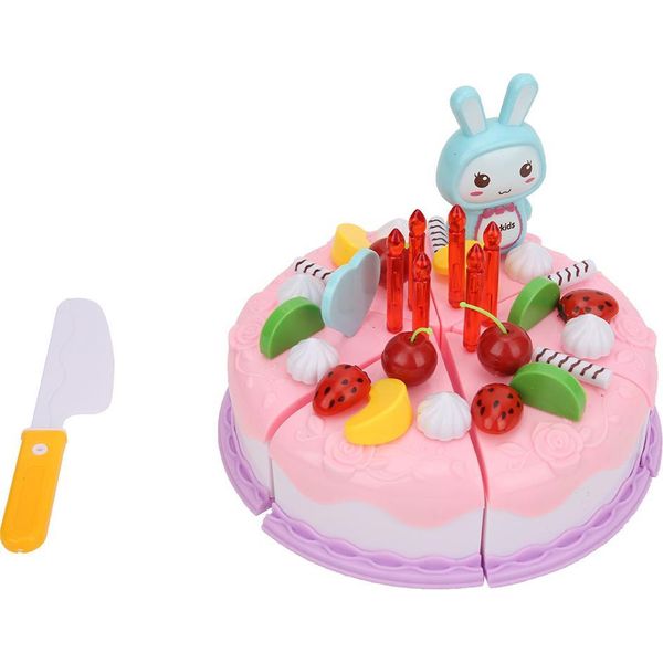 Simulazione Torta Di Compleanno Fai Da Te Gioco Di Ruolo Per Bambini Giocattolo Educativo Per Ragazzi Ragazze Rosa-image