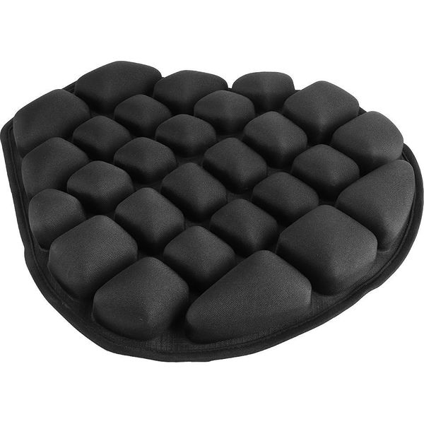 Cuscino Di Seduta In Tpu, Cuscino D'aria Gonfiabile 3D, Raffreddamento, Antivibrazione, Alleviamento Della Pressione, Universale Per Moto-image