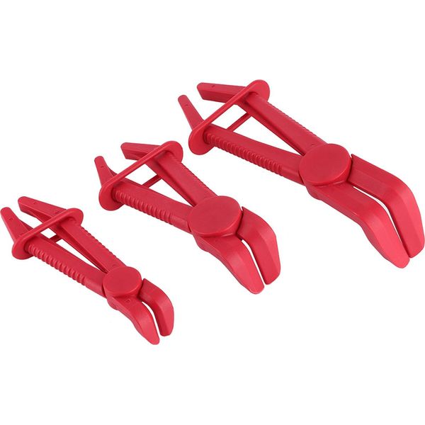 Set Di 3 Pinze Per Tubi Flessibili In Nylon Per Tubi Freno Carburante/Gas/Raffreddamento Radiatore-image