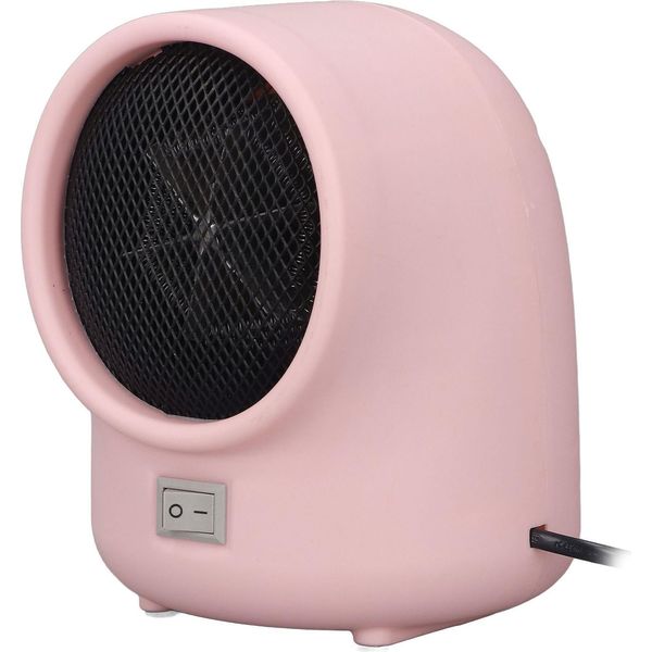 Mini Riscaldatore, 3S, Riscaldamento Rapido, Protezione Da Surriscaldamento, Portatile, Piccolo Riscaldatore Per Casa, Dormitorio, Ufficio, Sakura, Rosa, Spina Ue, 220 V-image