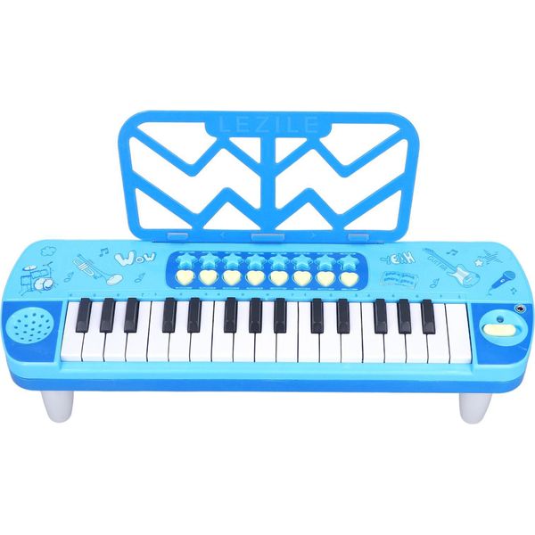 Tastiera Elettronica Giocattolo Per Pianoforte, Mini Musical Con 37 Tasti E Microfono Per Neonati E Bambini-image