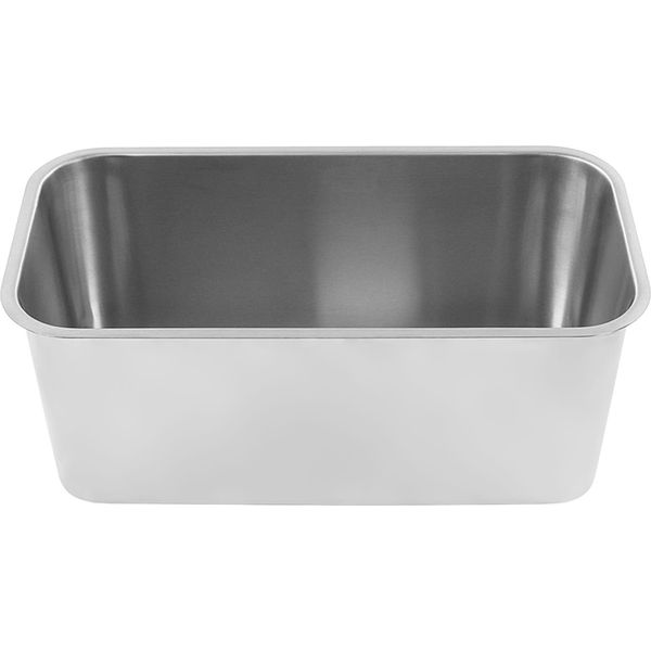 Lavabo Per Camper, Quadrato, 390 X 190 X 185 Mm, Acciaio Inox 304, Grande Capacità, Da Incasso Per Camper Con Scarico Da 90 Mm Per Furgone, Yacht, Barca-image