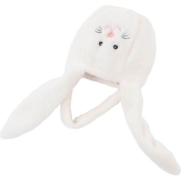 Bambini Pasqua Cesto Caccia Coniglietto Peluche Borsa Carino Cartone Animato Orecchie Lunghe Bianco-image