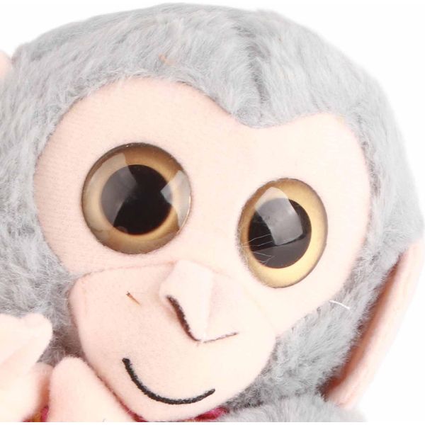 Scimmia Elettrica Parlante, Morbido Peluche, Bambola Dei Cartoni Animati, Regalo Di Compleanno Per Bambini-image